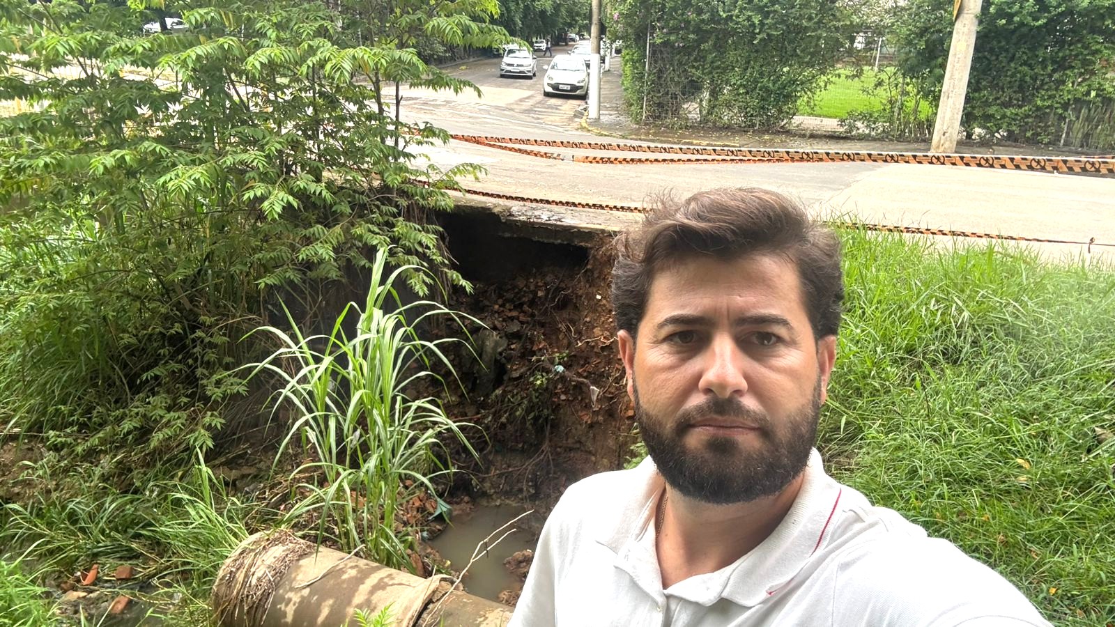 Vereador Sandro Modas solicita informações sobre situação do Córrego Chiquinho Quadros