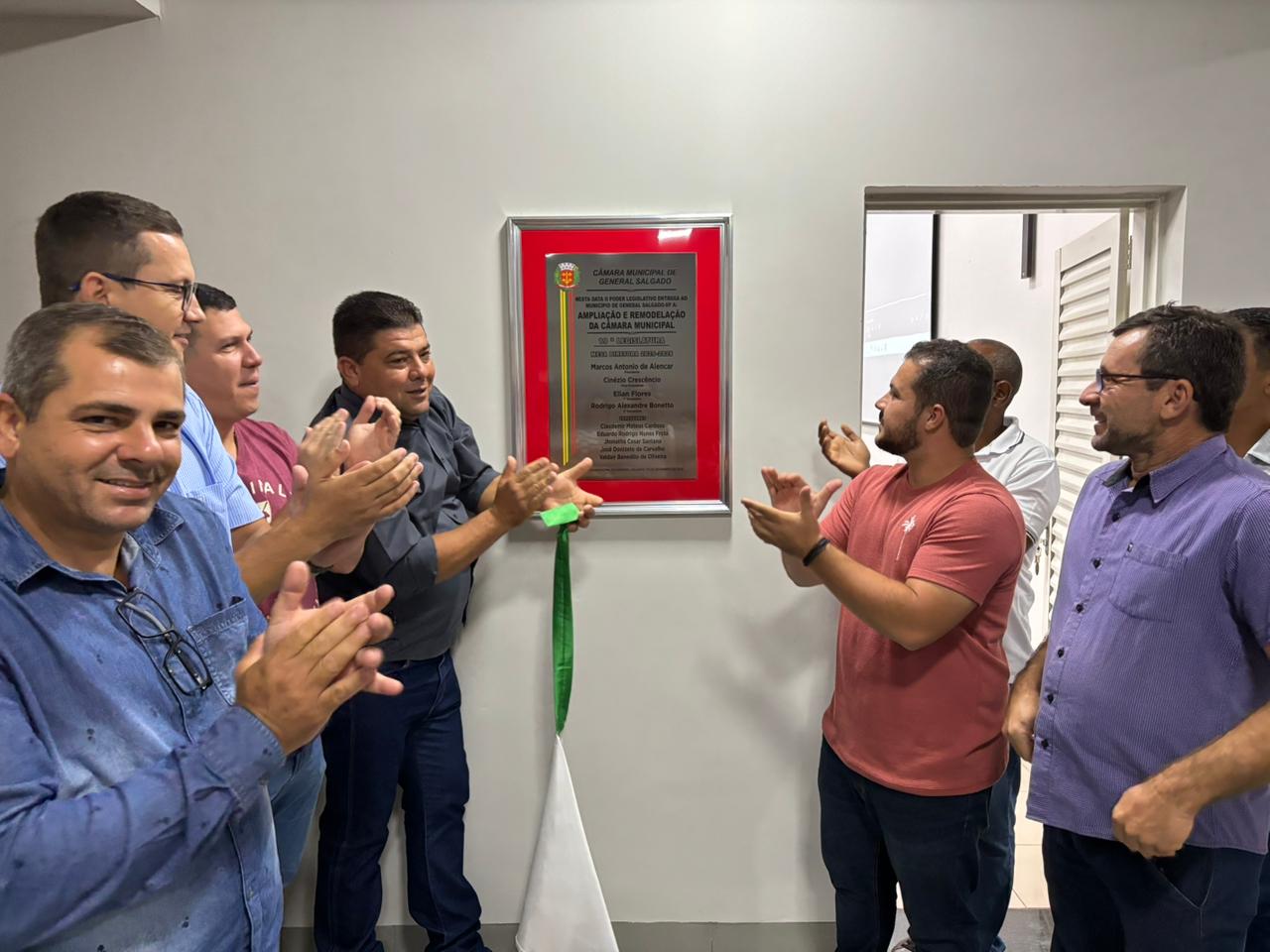 Inauguração da ampliação da Câmara Municipal