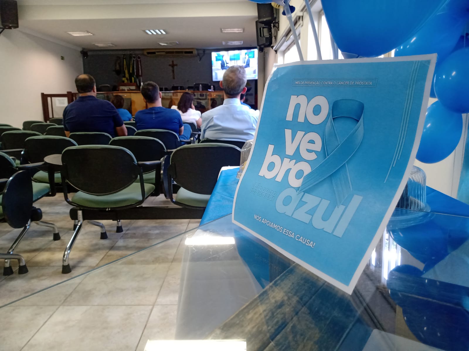Escola do Legislativo promove ação com servidores da Câmara Municipal sobre a campanha Novembro Azul