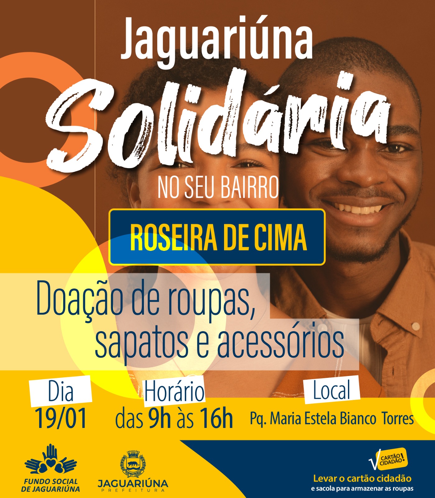 Primeiro Jaguariúna Solidária do ano atende moradores do Roseira de Cima, nesta sexta-feira (17)