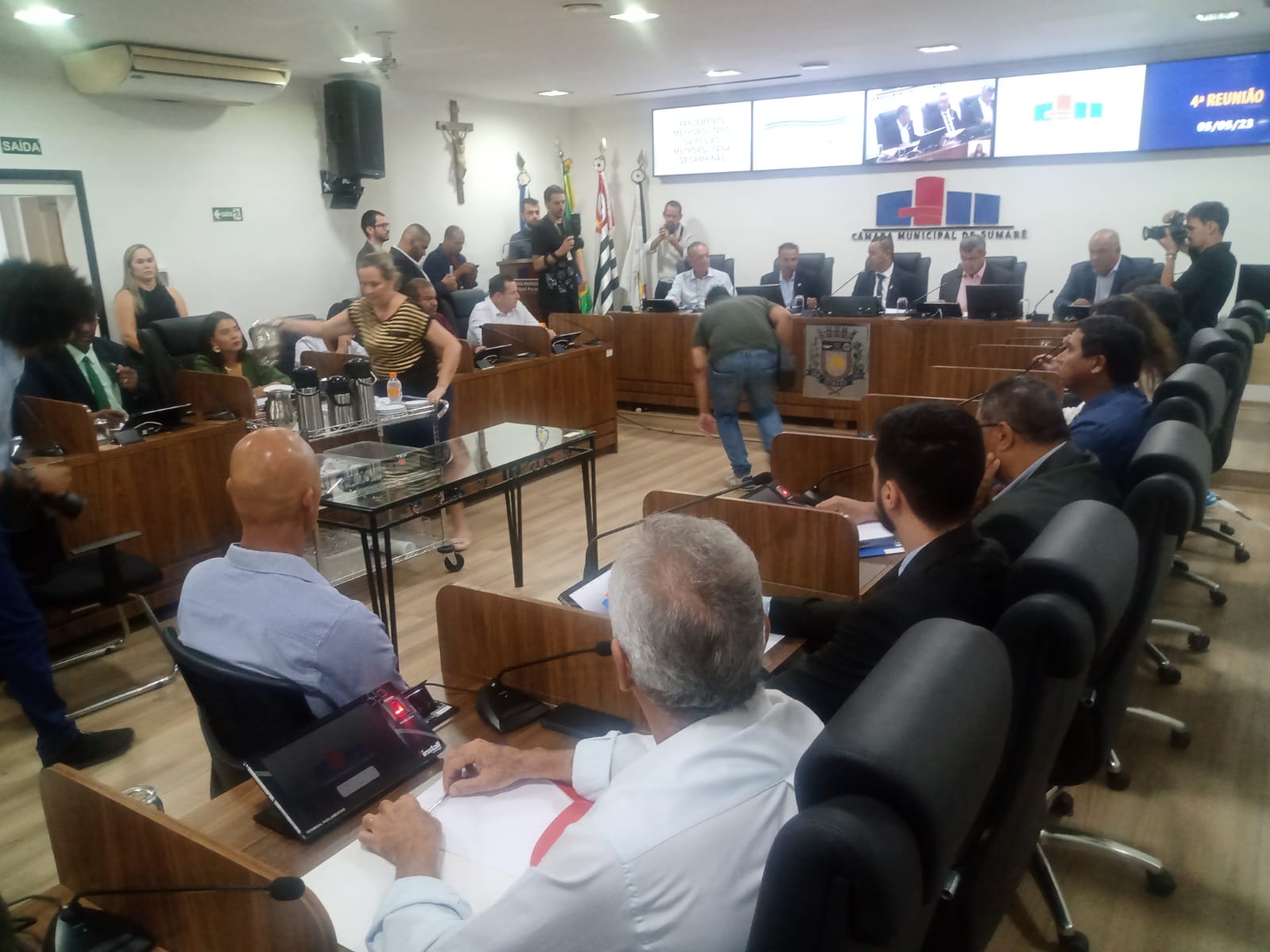 Parlamento Metropolitano da RMC discute Segurança Pública, durante sessão em Sumaré