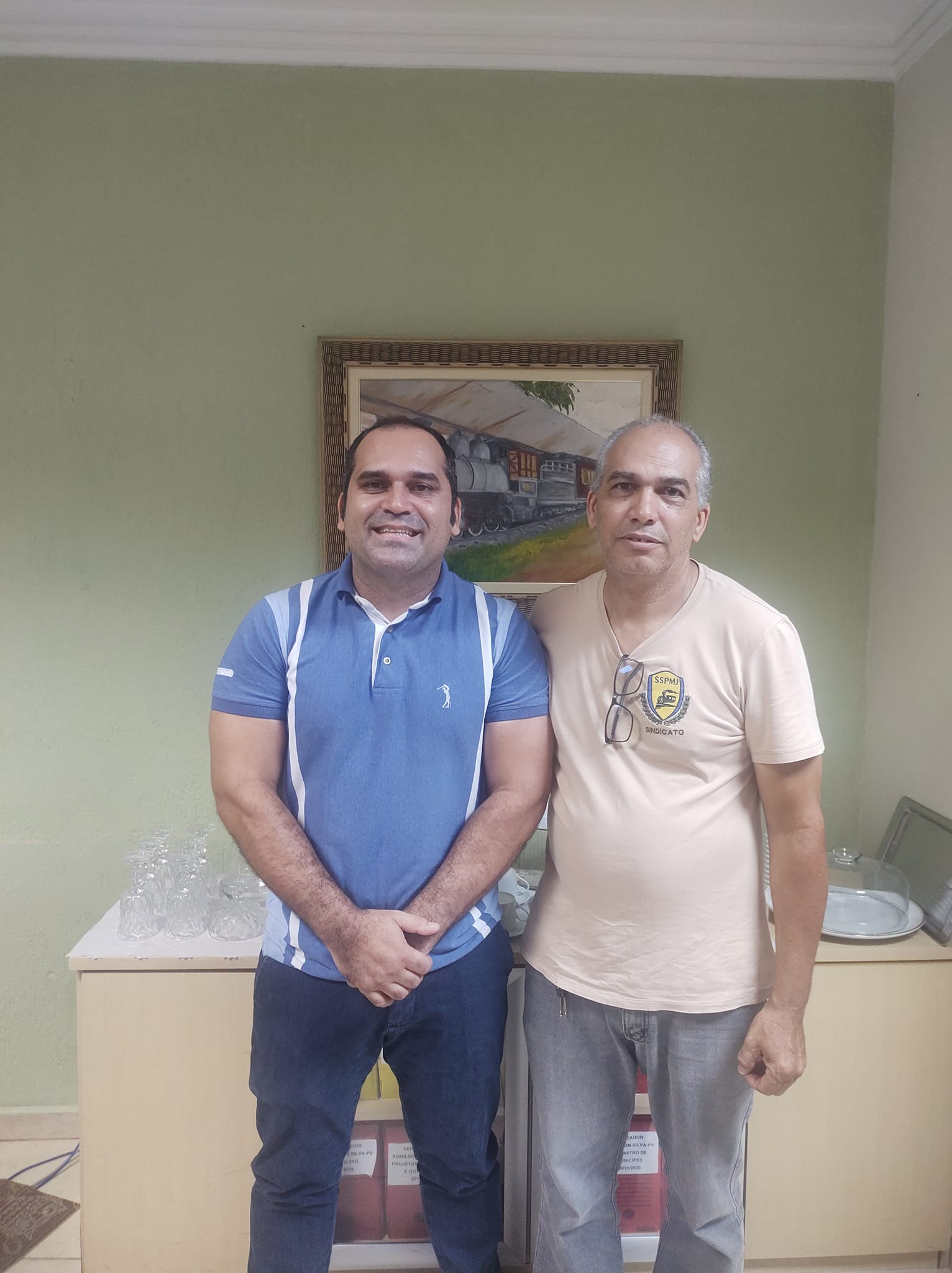 Presidente da Câmara recebe visita do presidente do Sindicato dos Servidores Municipais de Jaguariúna