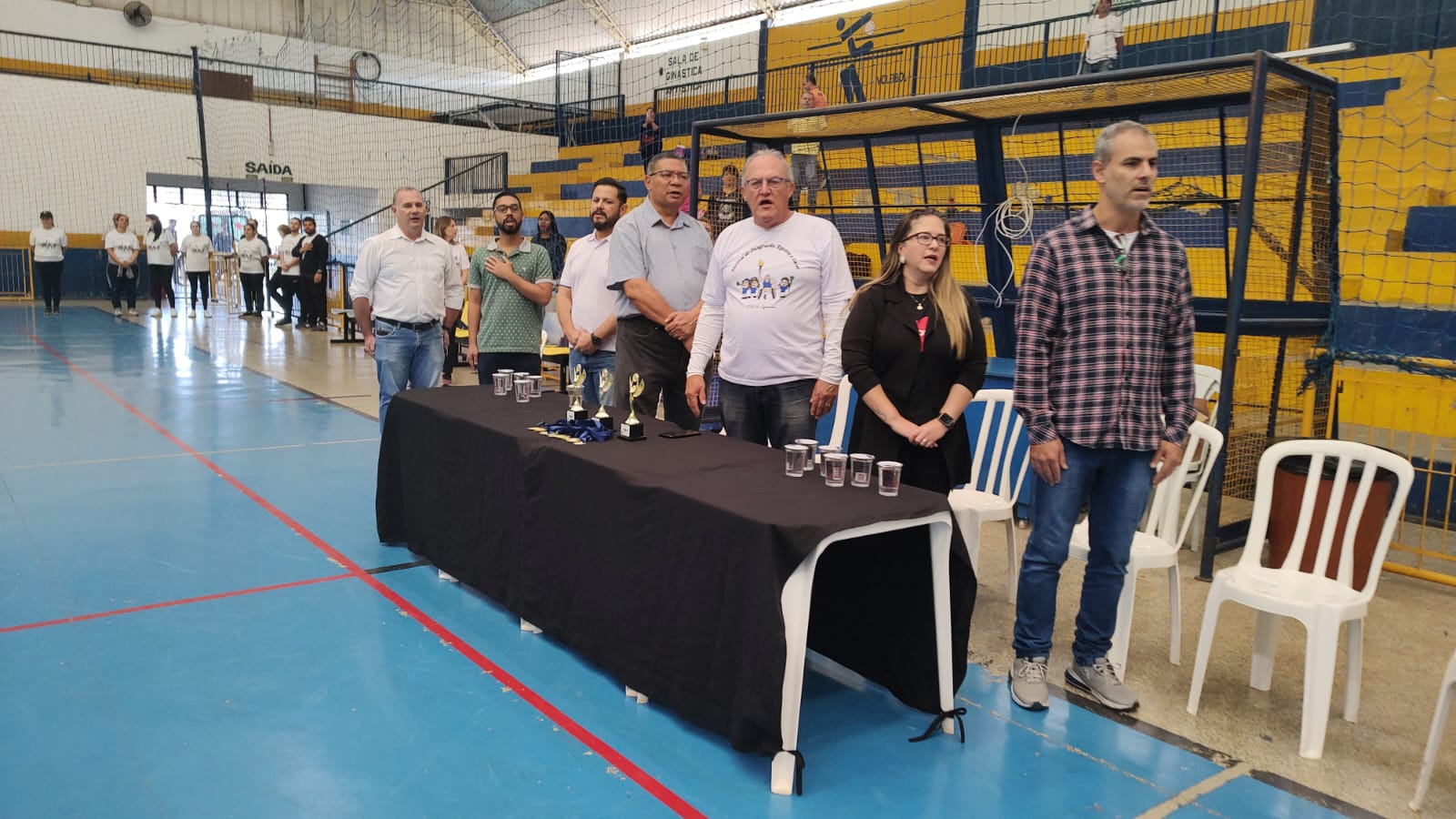 Vereadores participam de abertura do Festival De Integração, Esporte e Lazer das Apaes, em Jaguariúna