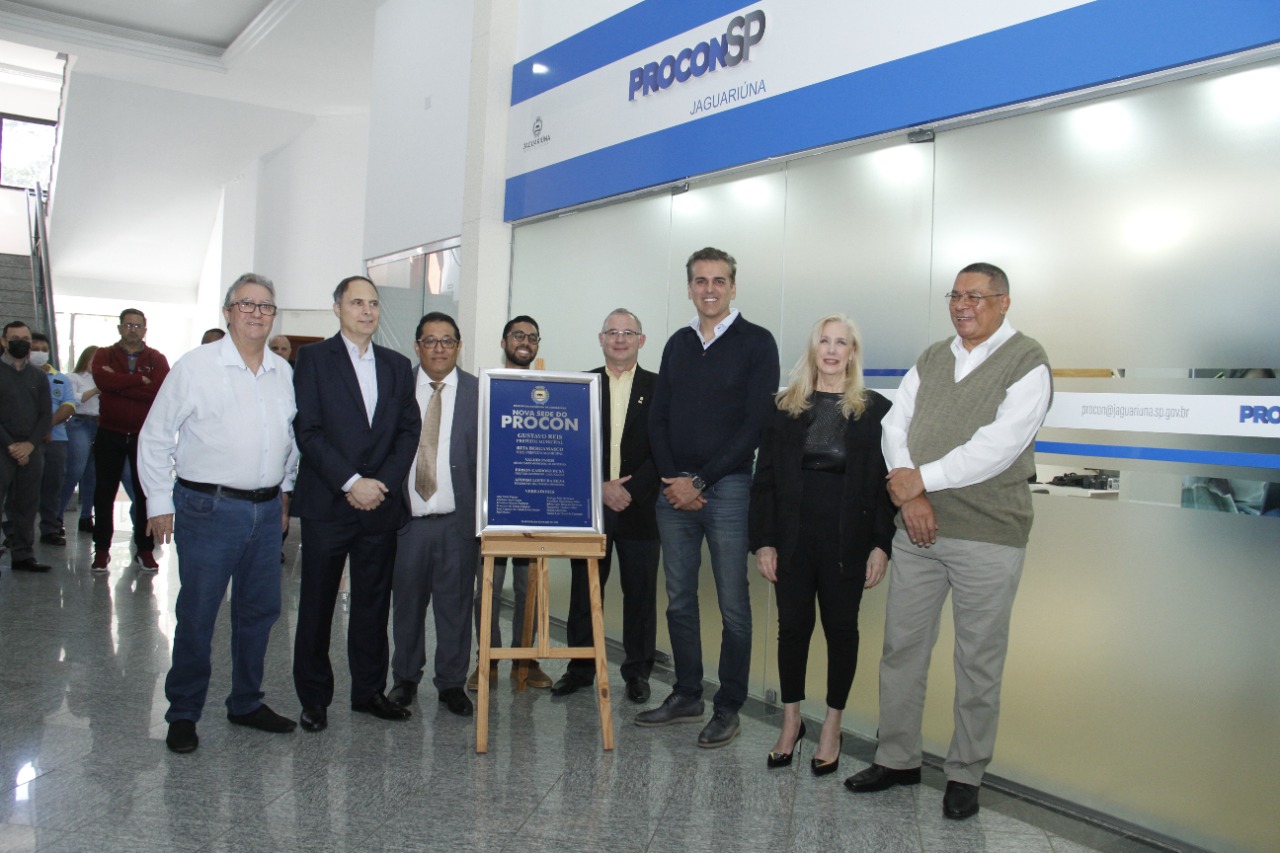 Vereadores prestigiam inauguração da nova sede do Procon de Jaguariúna