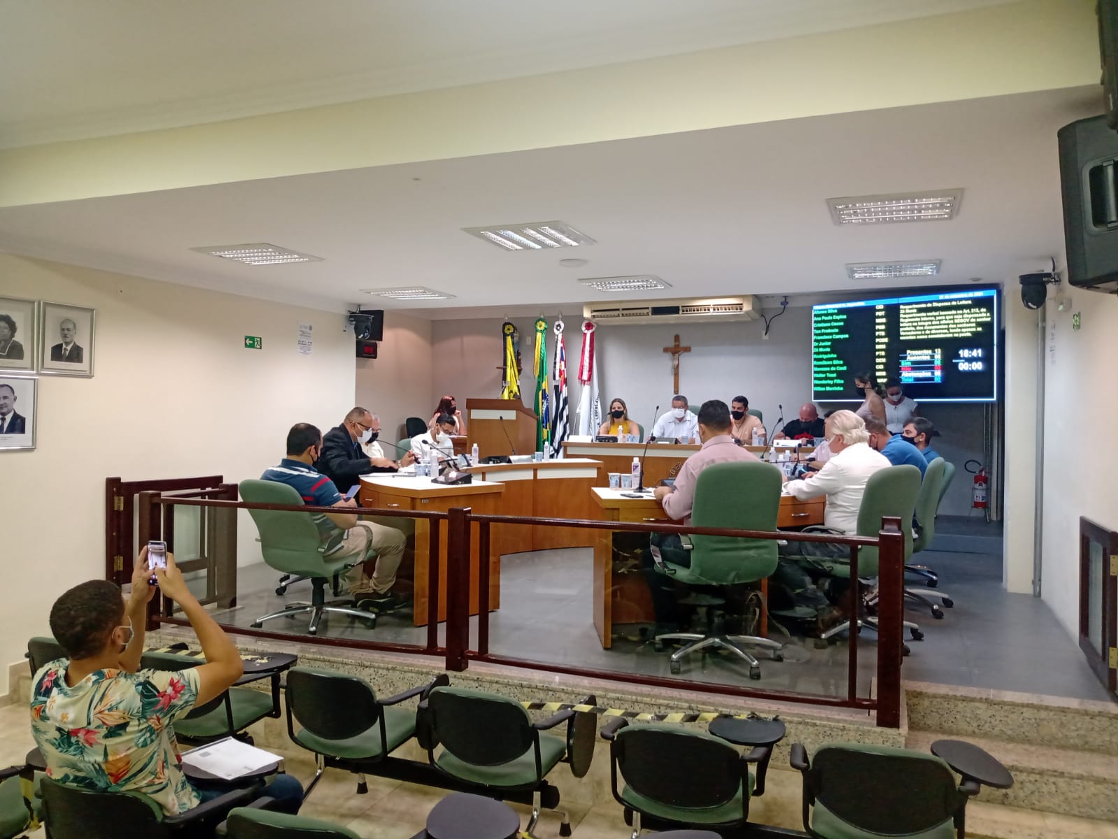 Vereadores aprovam nove projetos na 20ª sessão ordinária do ano