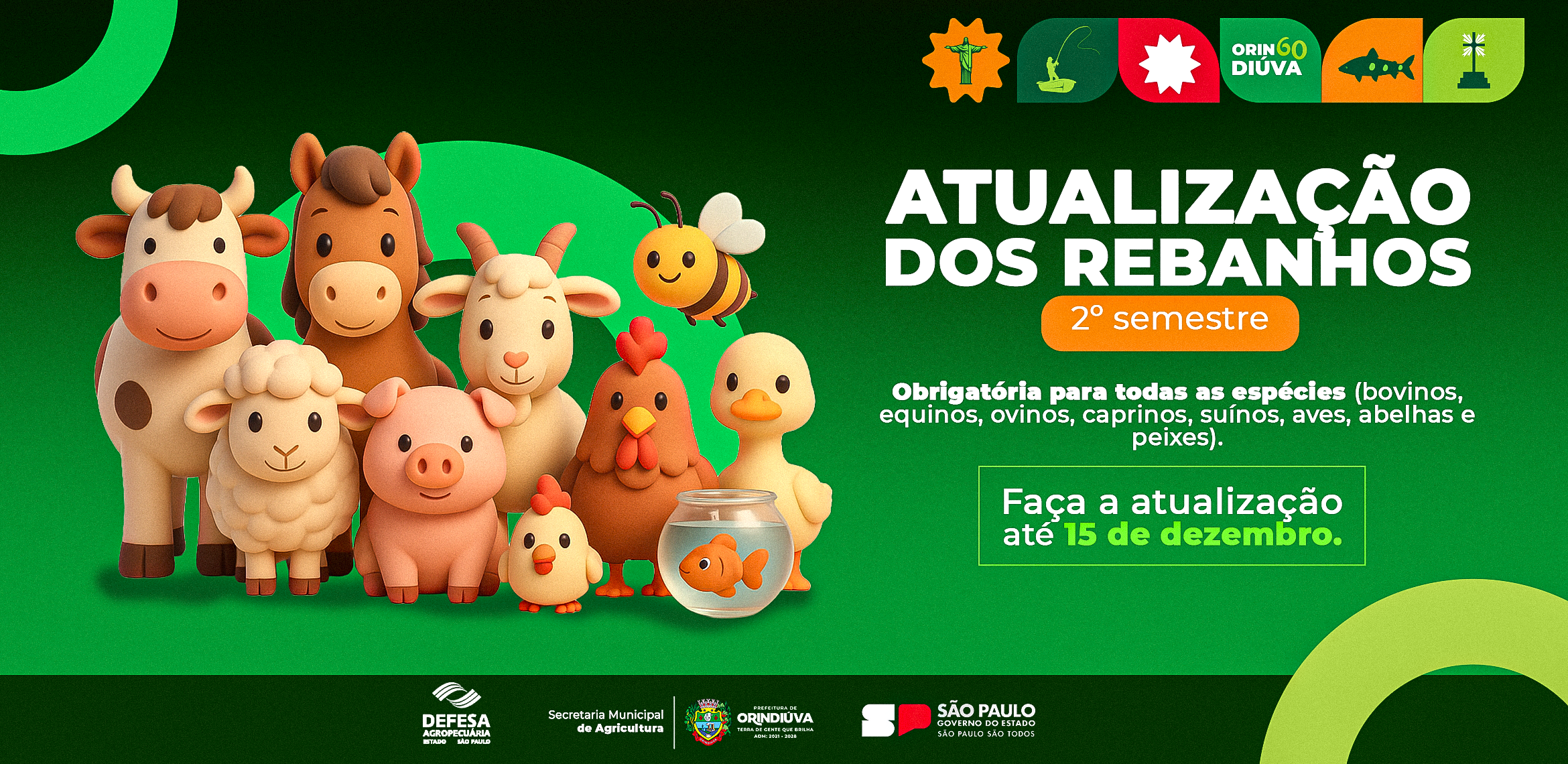 Chegou a Campanha de Atualização dos Rebanhos (2º semestre)