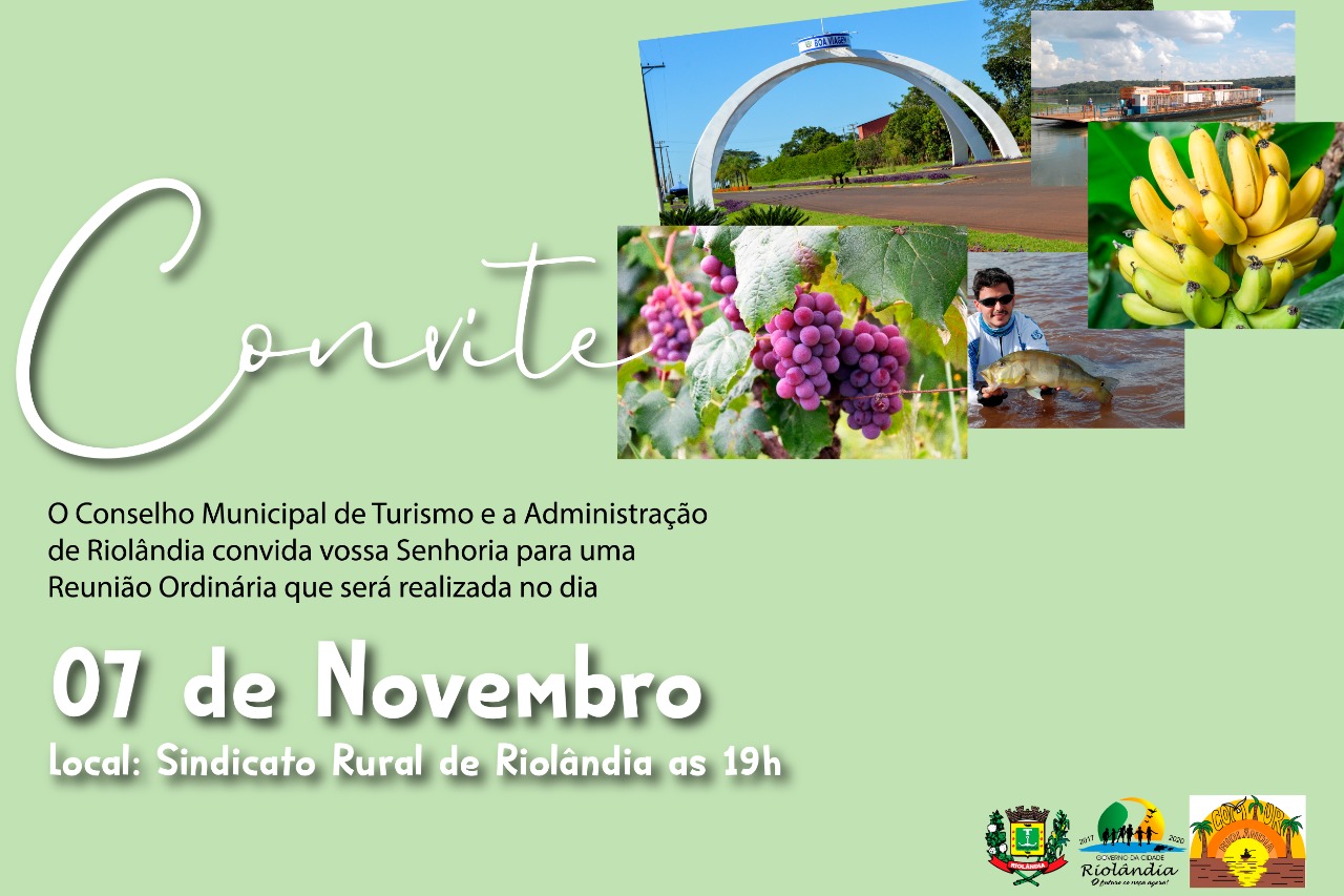 Convite Reunião Ordinária - Comtur