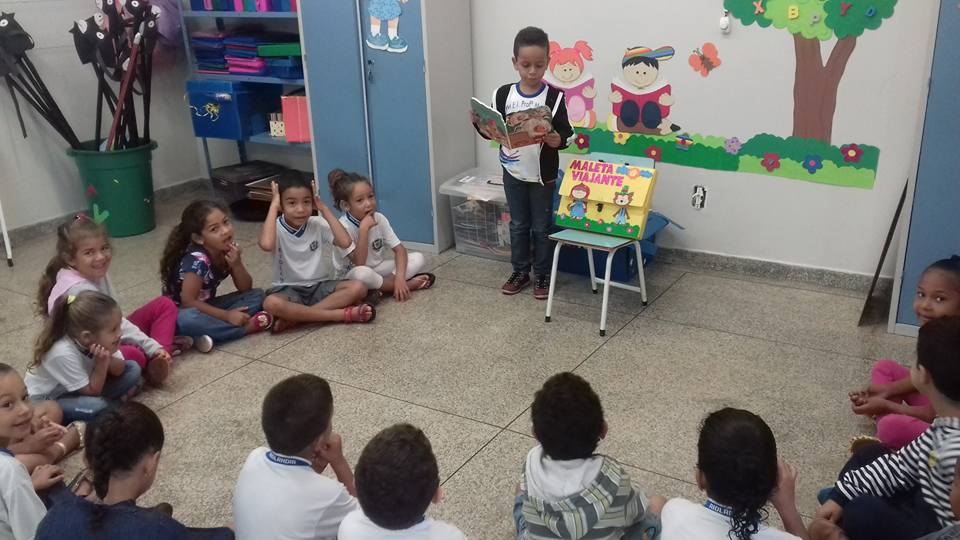 PROJETO “MALETA VIAJANTE”, NA EMEI PROFESSORA MARINHA FERREIRA DO NASCIMENTO