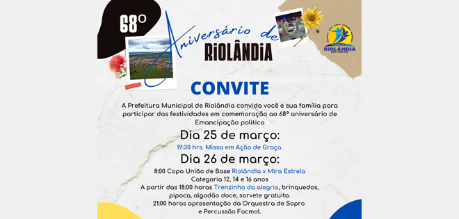 RIOLÂNDIA 68 ANOS