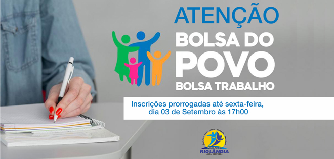 INSCRIÇÕES PRORROGADAS