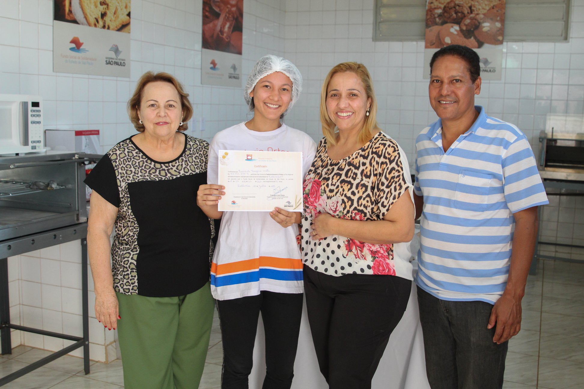 Entrega certificados Padaria Artesanal